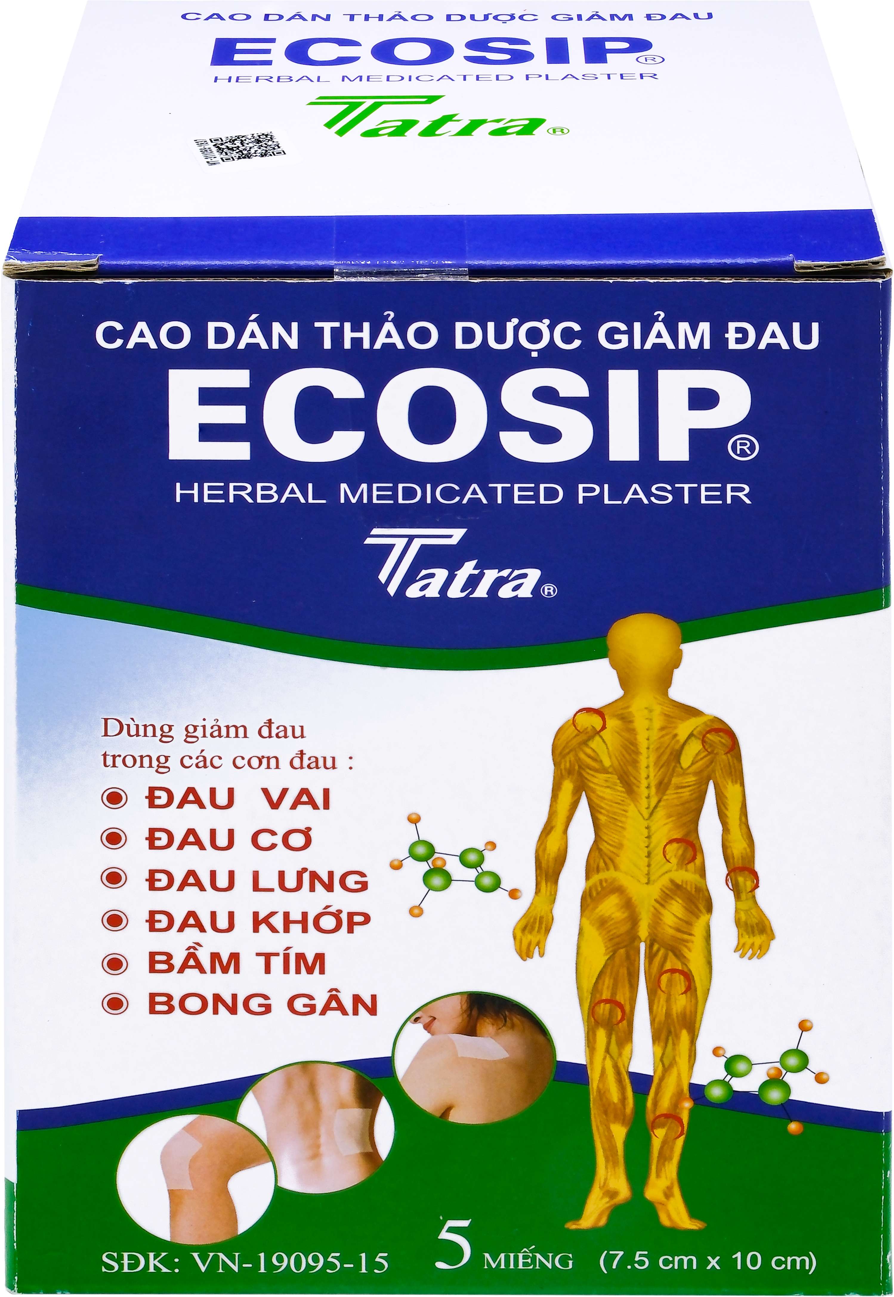 Cao dán thảo dược ecosip nóng tatra (h/20g/5m)-7