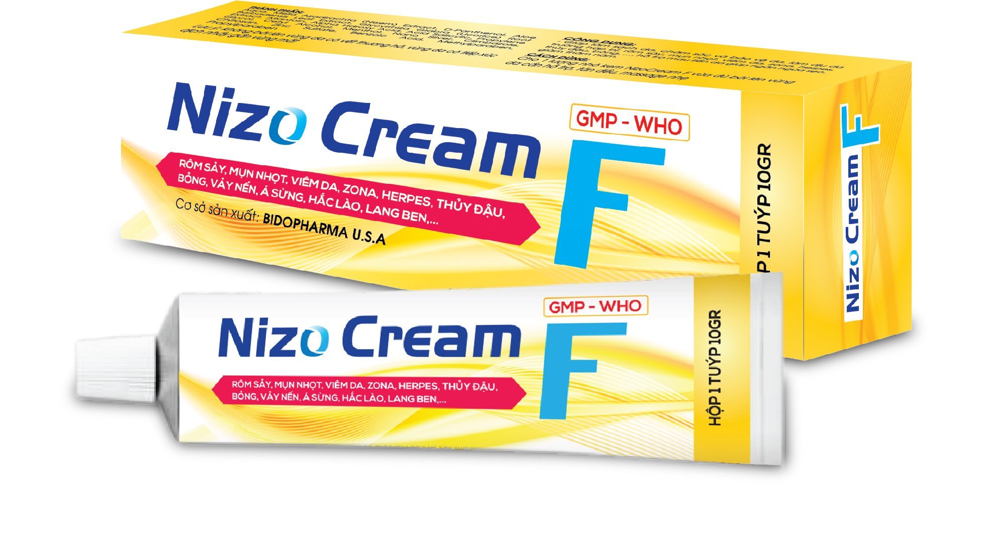 Kem Bôi Da Giảm vảy nến Nizo Cream F Bidopha (T/10gr)