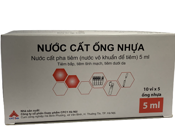 Nước cất ống nhựa pha tiêm 5ml cpc1 hà nội (h/50o/5ml)-0