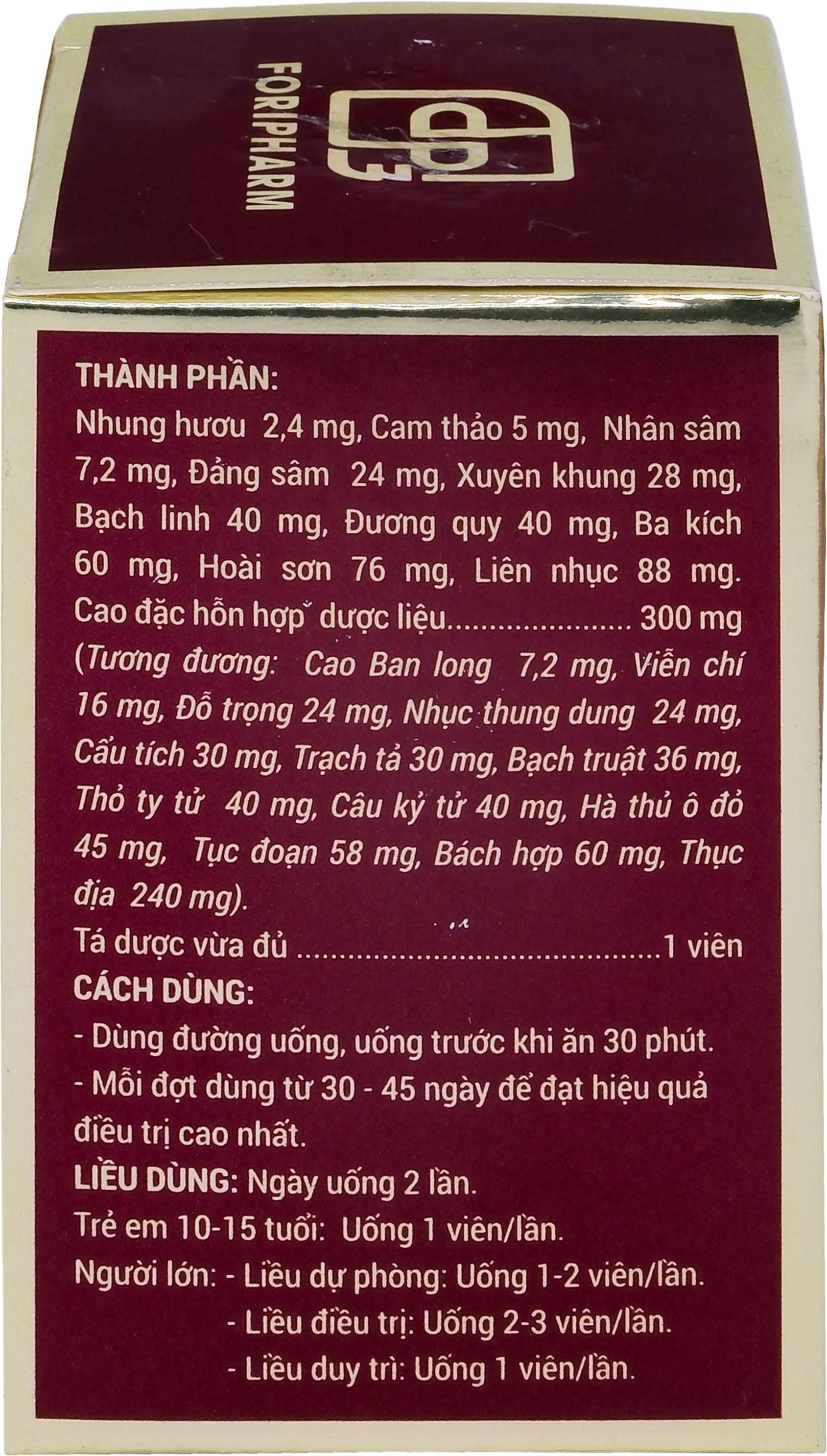 Sâm nhung bổ thận tw3 (c/30v)-5