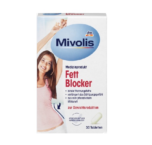 Hỗ trợ giảm cân fett blocker mivolis drogerie (h/30v)