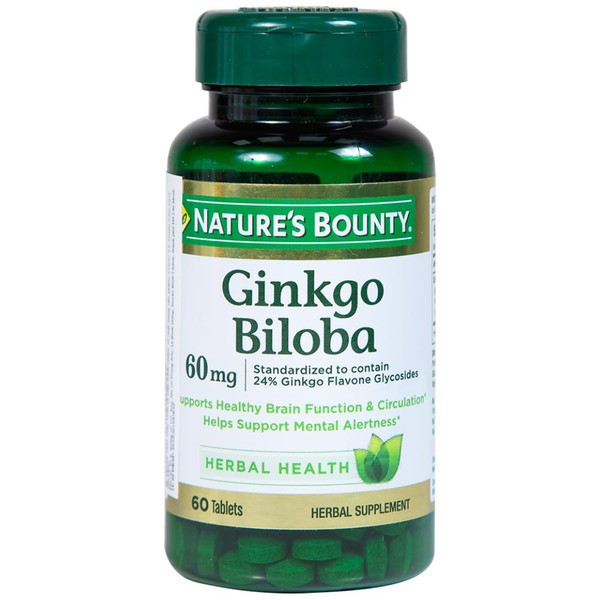 Ginkgo biloba 60mg nature's bounty (c/60v)-0