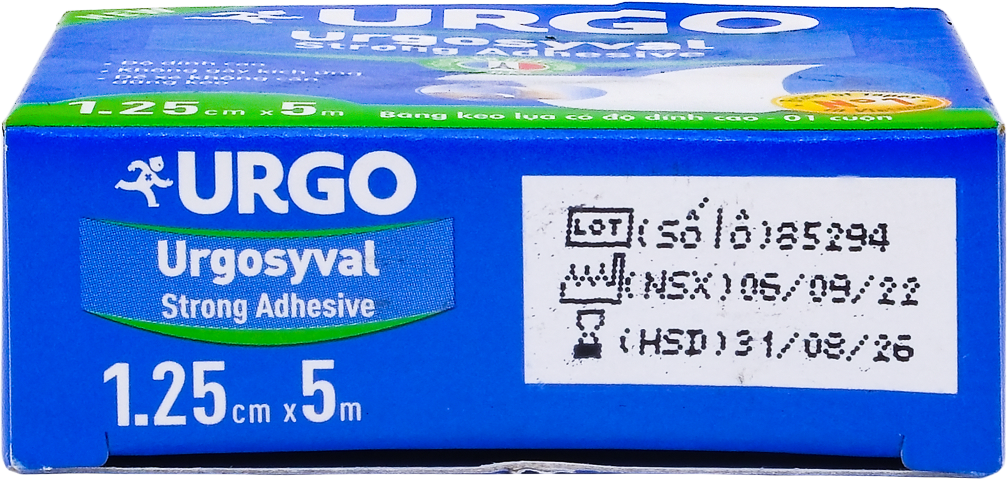 Băng keo lụa Urgosyval Trong Adhesive Tape 1.25cmx5m urgo (cuộn)-6