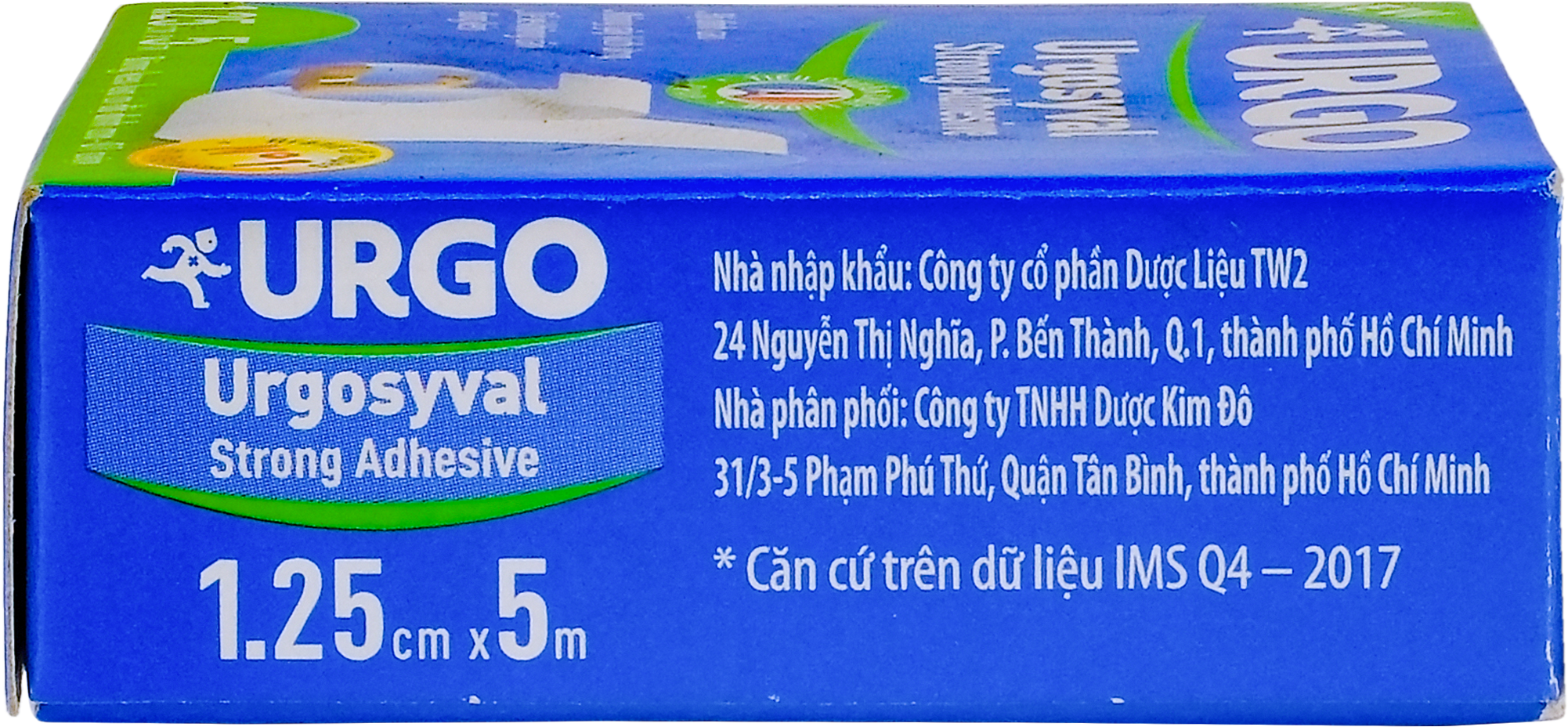 Băng keo lụa Urgosyval Trong Adhesive Tape 1.25cmx5m urgo (cuộn)-5