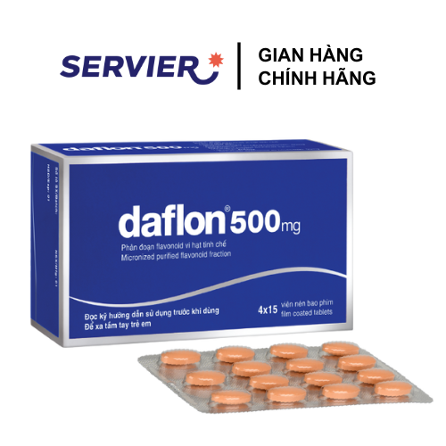 Daflon 500mg Servier (H/60v)