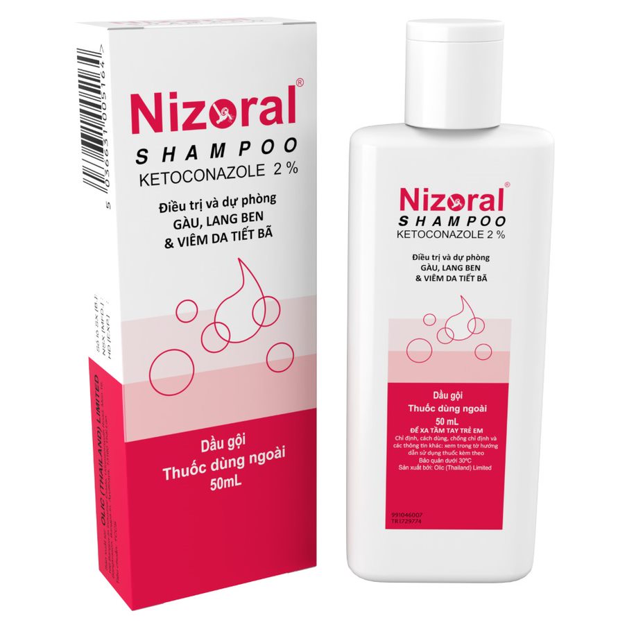 Nizoral gội Ketoconazol 2% olic (c/50ml) (nhỏ)-0