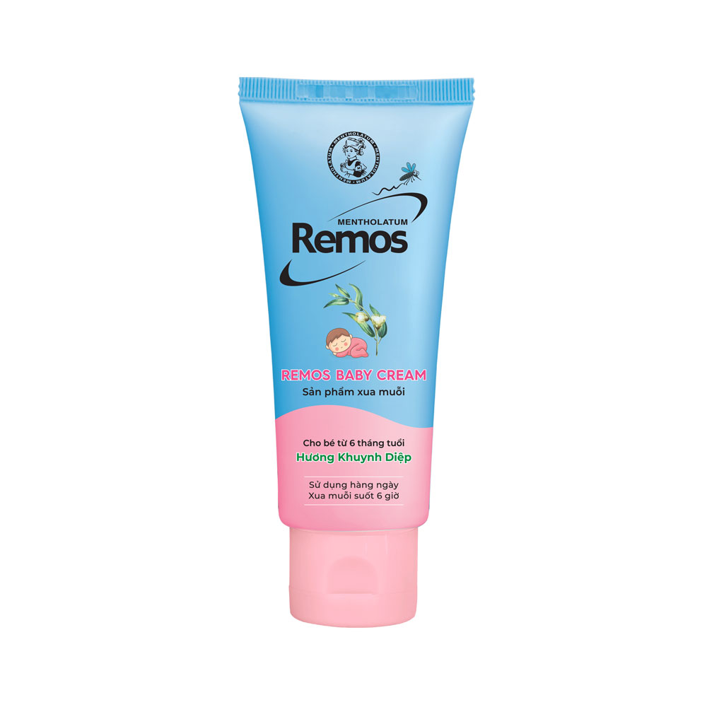 Kem chống muỗi remos baby cream hương khuynh diệp rohto (tube/70gr)-0