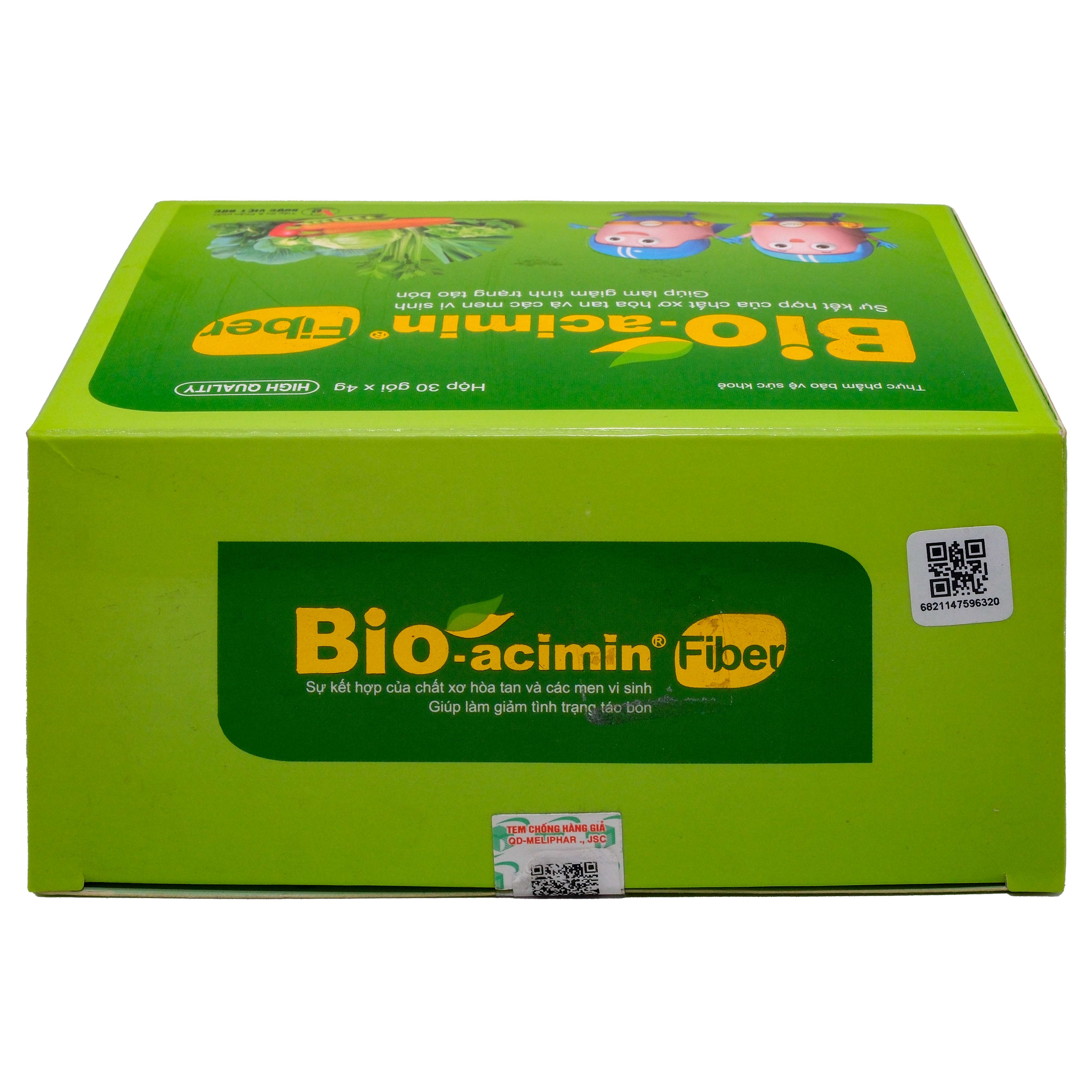 Men hỗ trợ tiêu hóa Bio-Acimin Fiber (Hộp 30 gói) - Giá Tốt, Chính Hãng ...