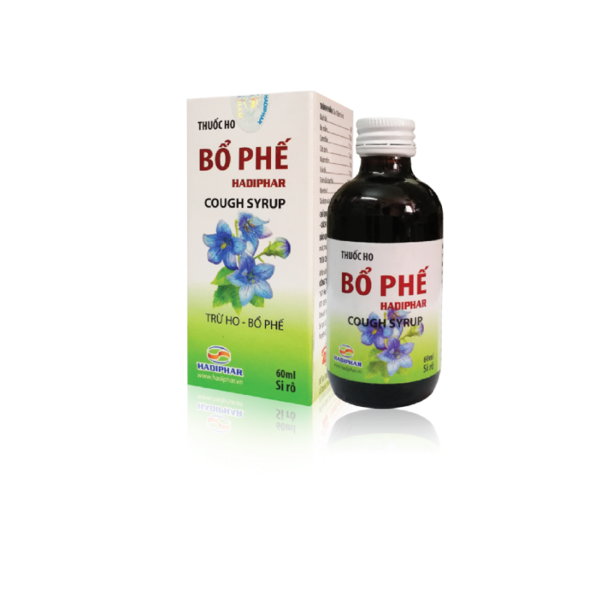 Giới thiệu về Thuốc ho bổ phế Hadiphar Cough Syrup