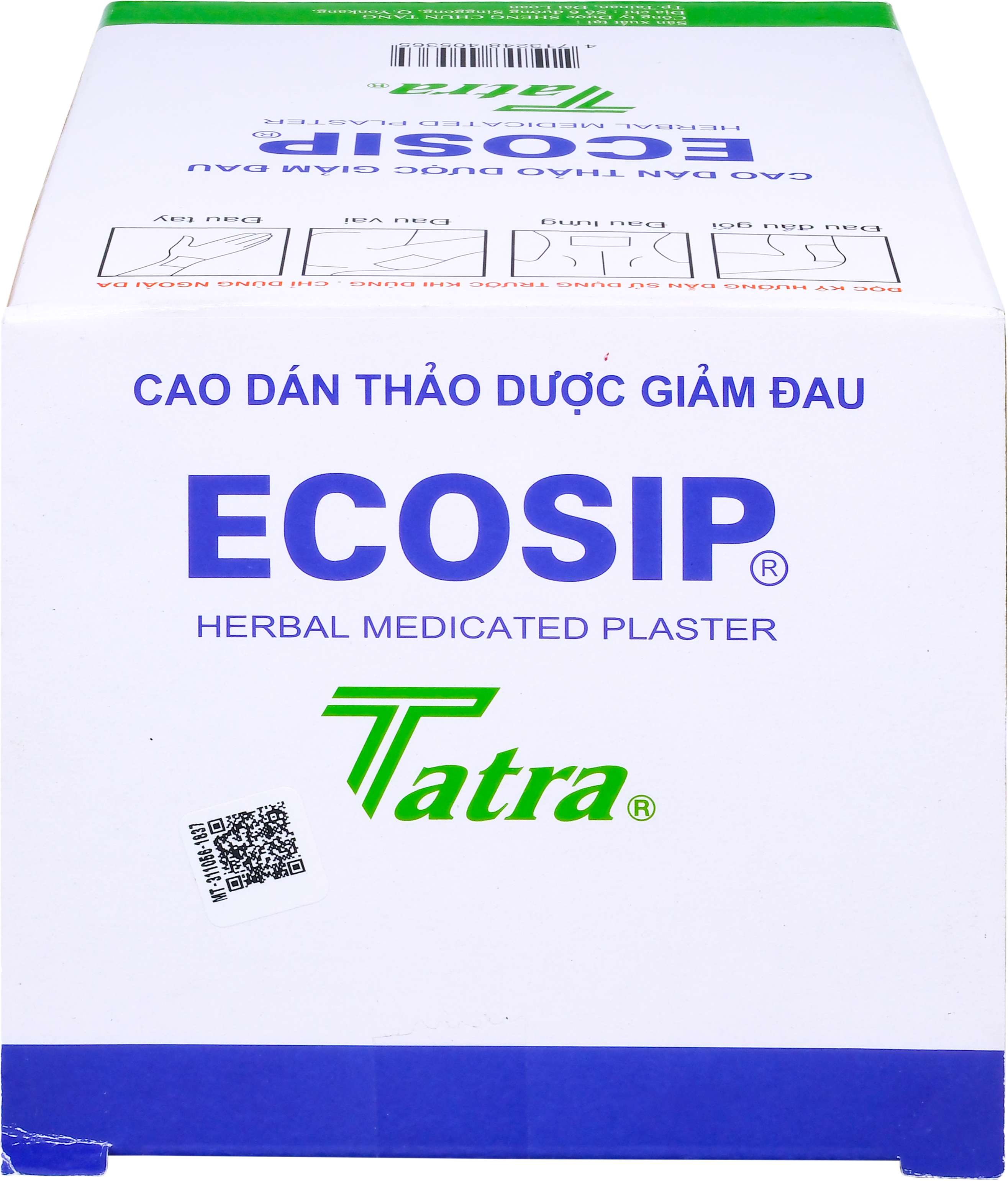 Cao dán thảo dược ecosip nóng tatra (h/20g/5m)-4