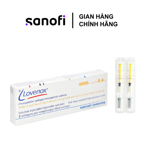 Lovenox Enoxaparin 4000ui Antixa/0.4ml Sanofi (h/2o)