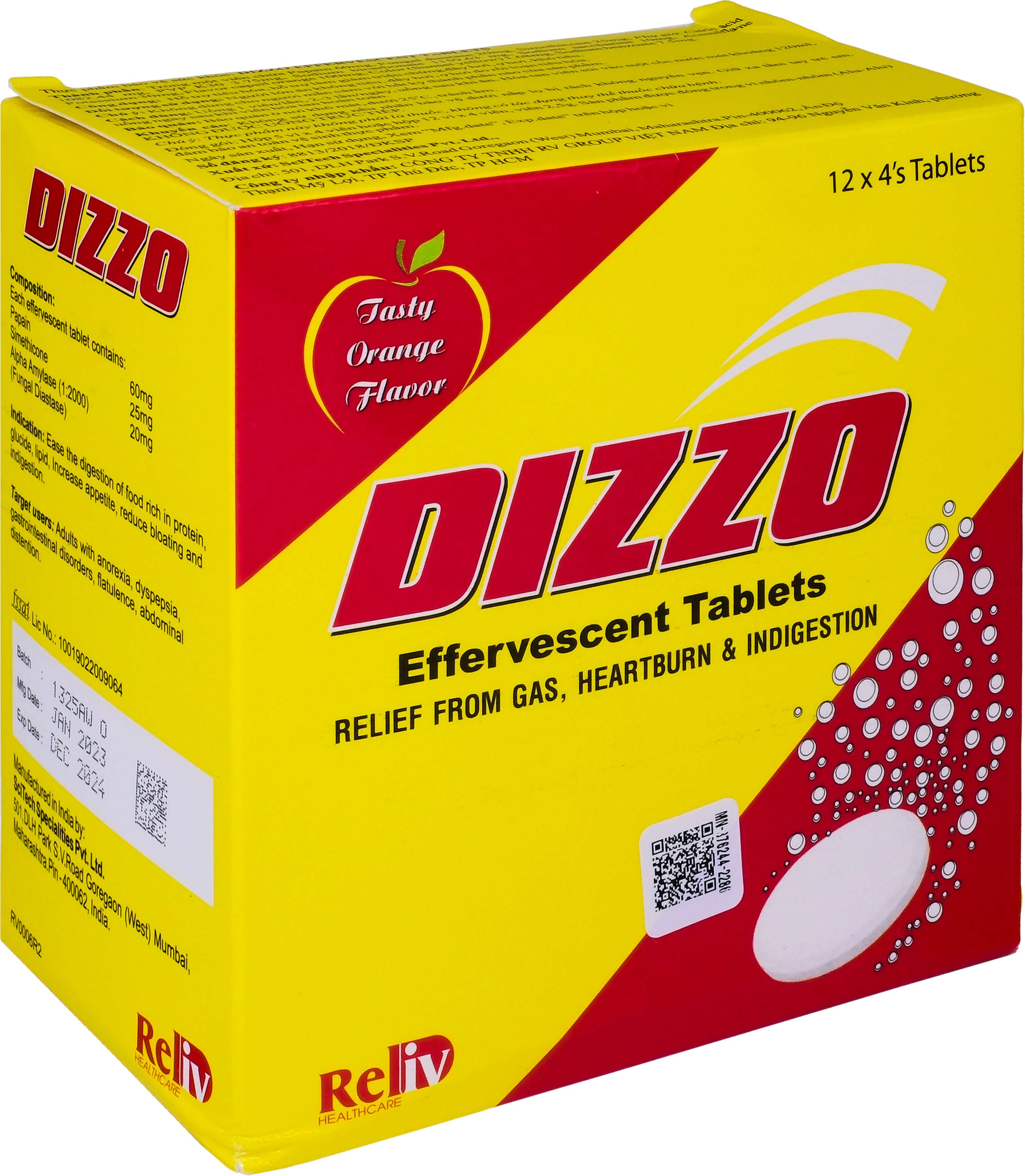 Dizzo Effervescent tablets Reliv (h/48v)-5