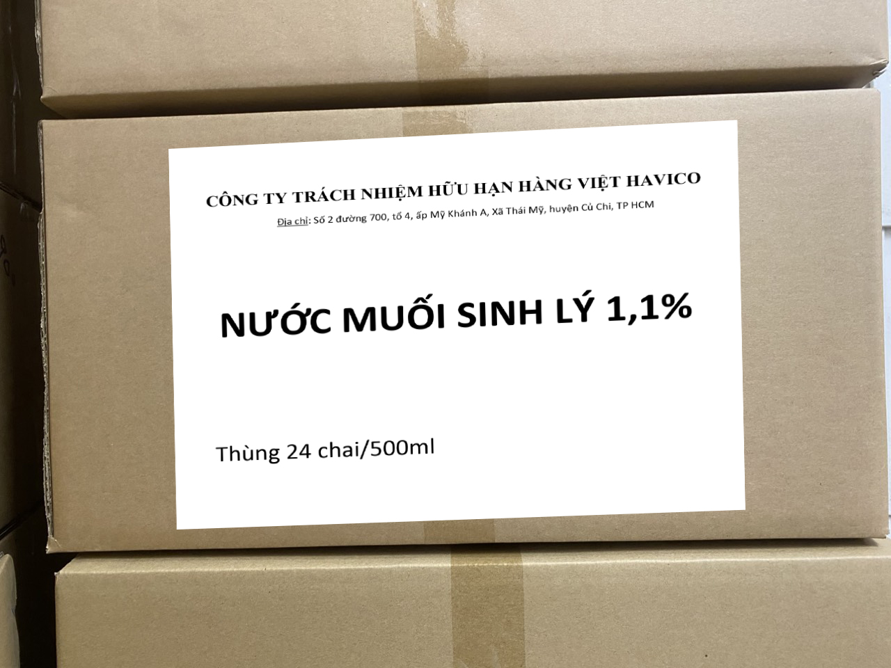 Nước muối sinh lý 1.1% havico (thùng/32c/500ml)-3