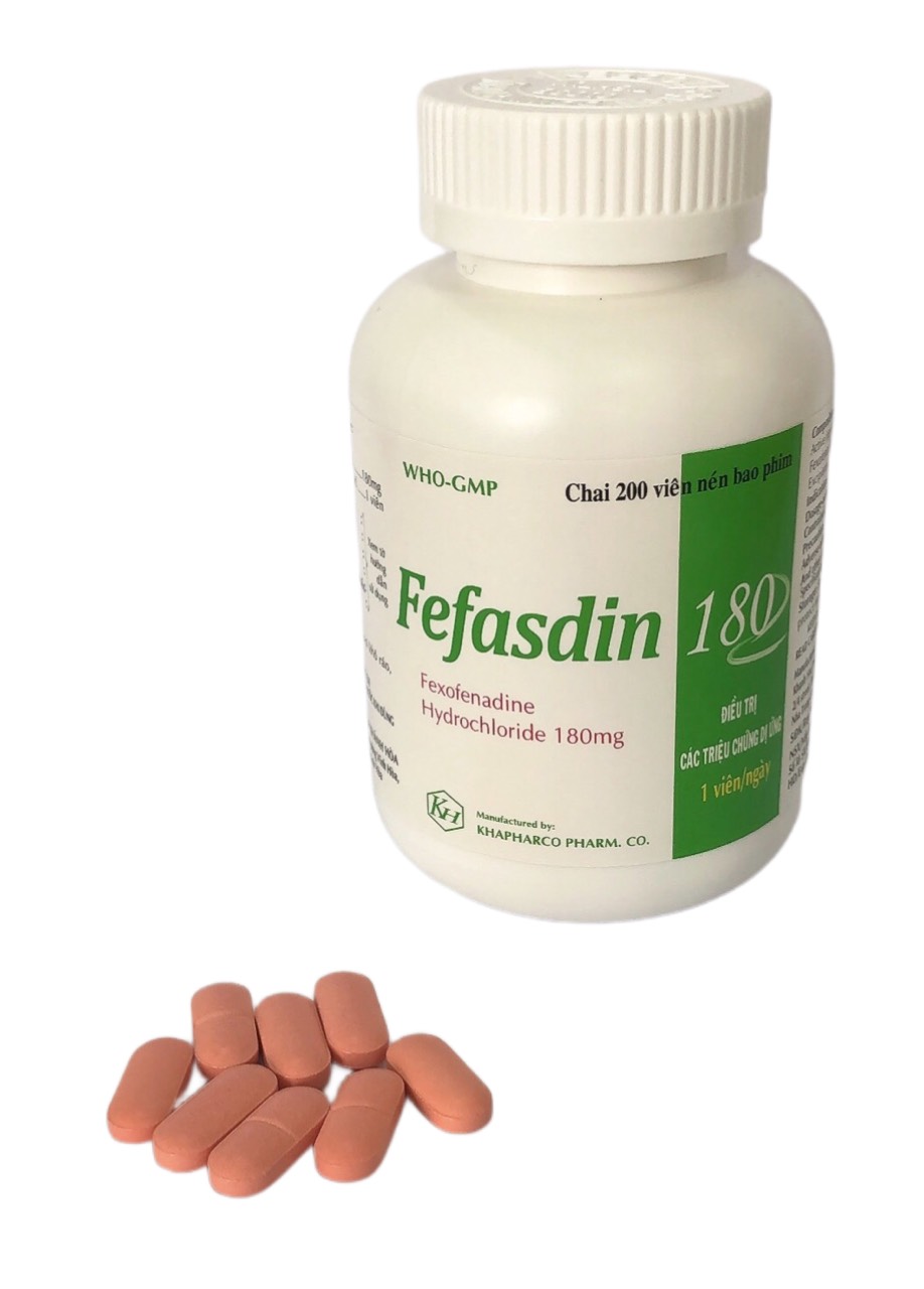 Fefasdin fexofenadin 180mg khapharco (c/200v)-0