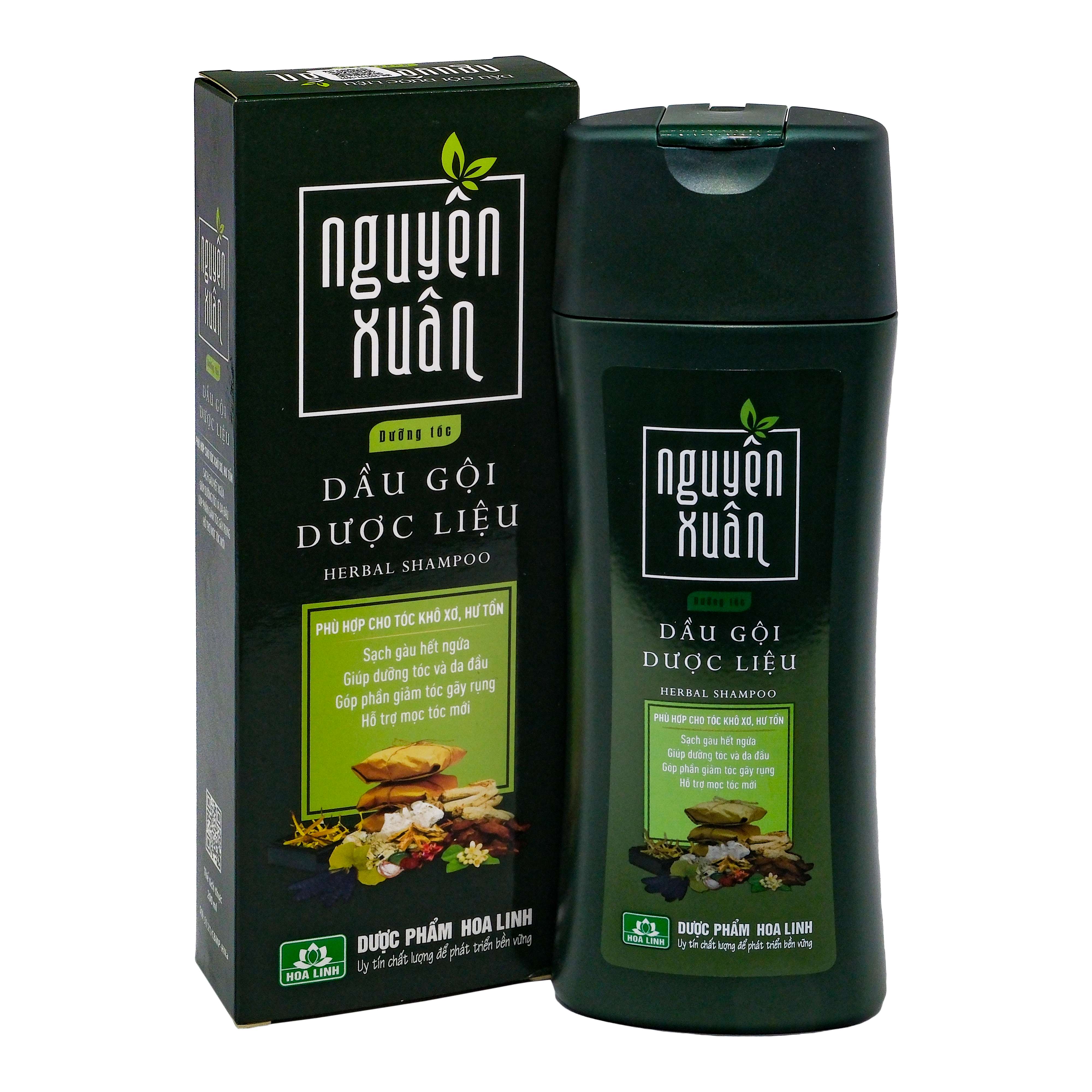 Dầu gội Nguyên Xuân Hoa Linh xanh lá (C/200ml)-0