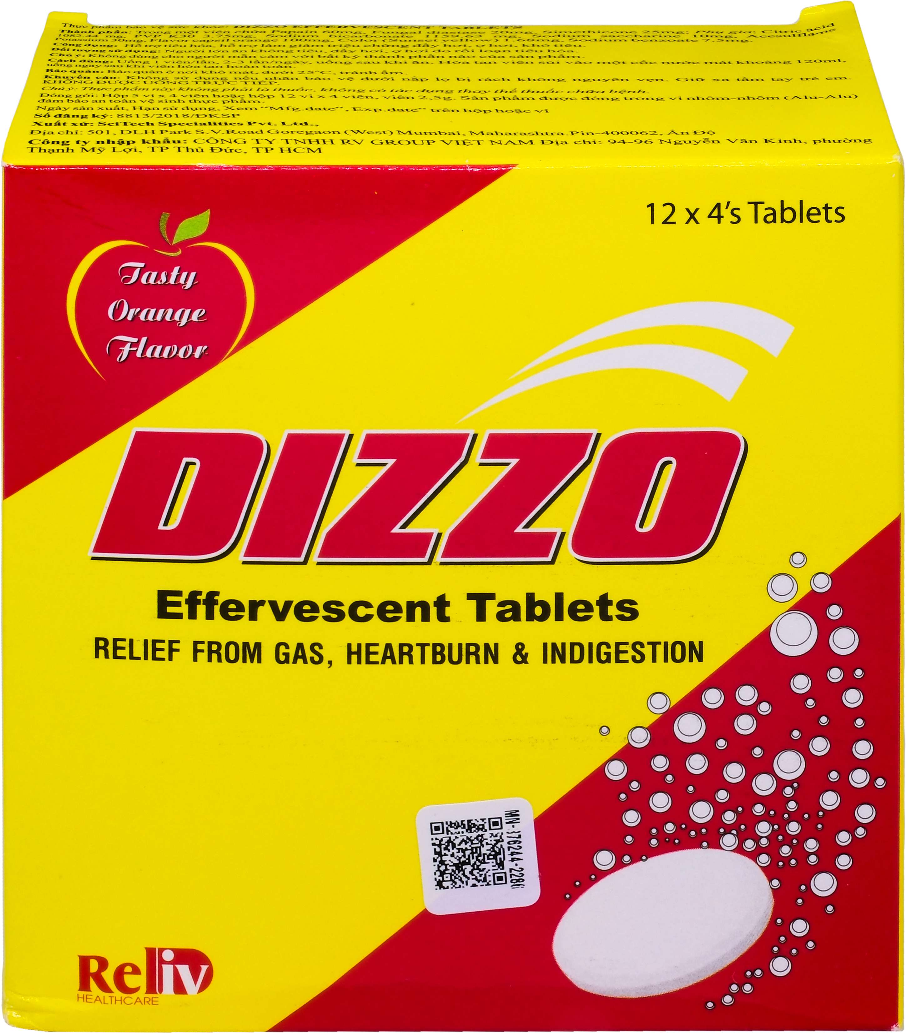 Dizzo Effervescent tablets Reliv (h/48v)-1