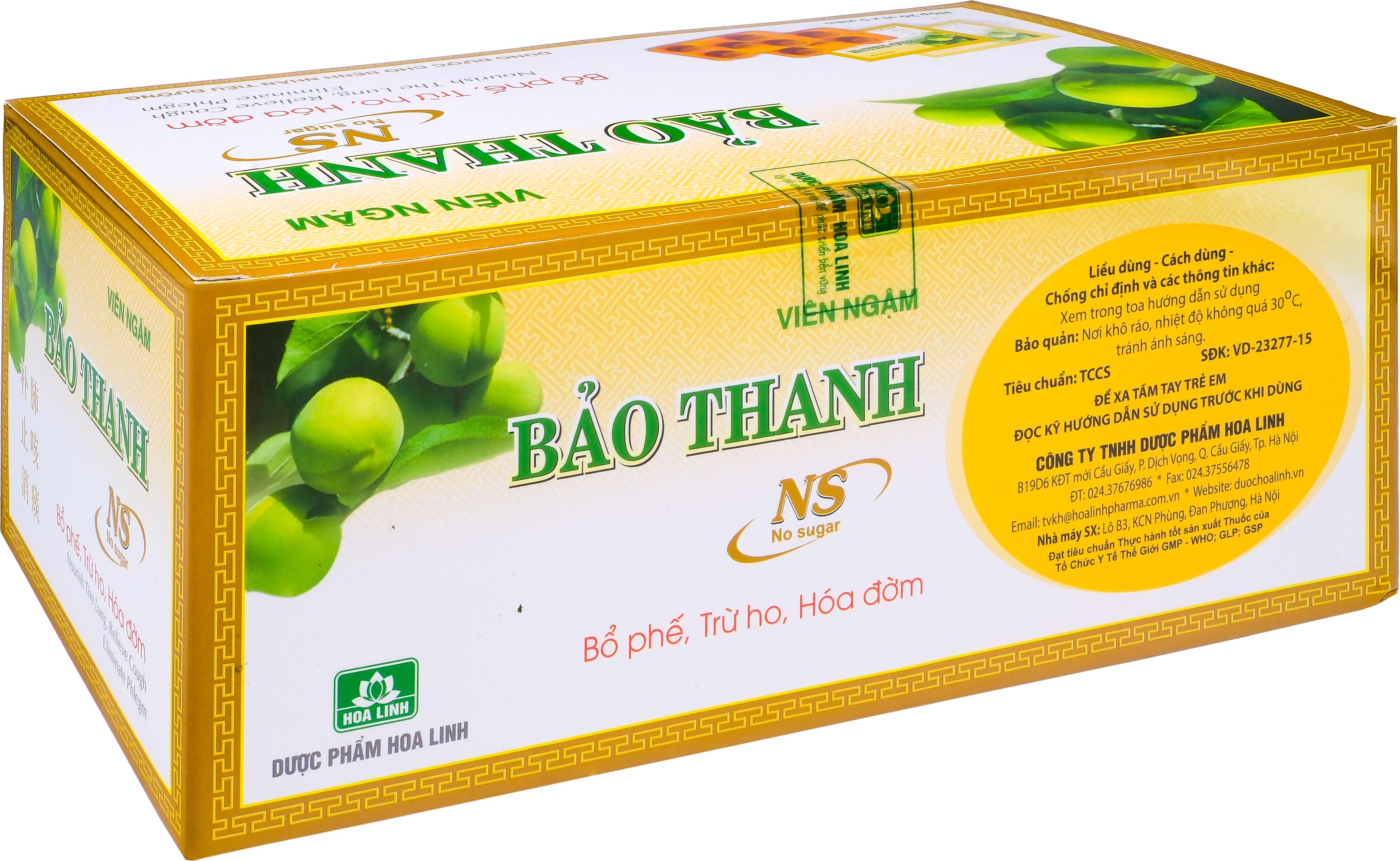 Bảo Thanh ngậm vàng Hoa Linh (h/100v)-1