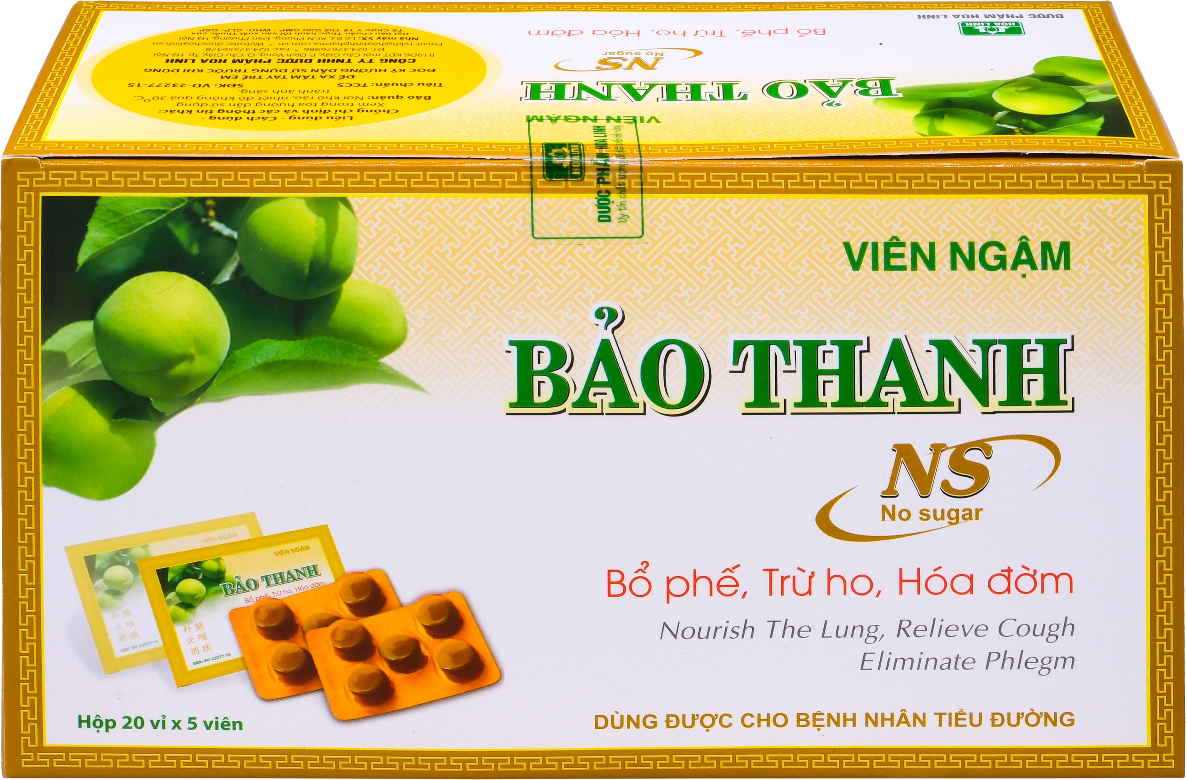 Bảo Thanh ngậm vàng Hoa Linh (h/100v)-2