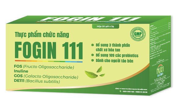 Bổ sung chất xơ fogin 111 mediphar usa (h/20g/3gr)