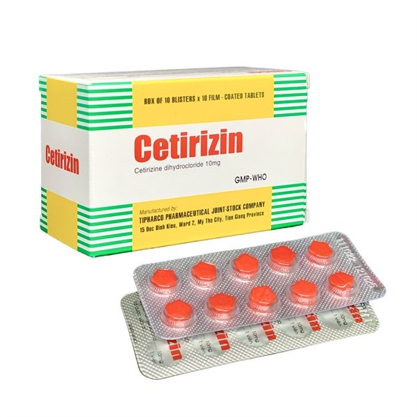 Cetirizin 10mg tipharco (h/100v)