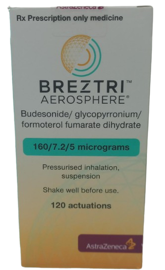 Thuốc hít điều trị hen suyễn Breztri 160/7.2/5 (Chai 120 liều) - Giá ...