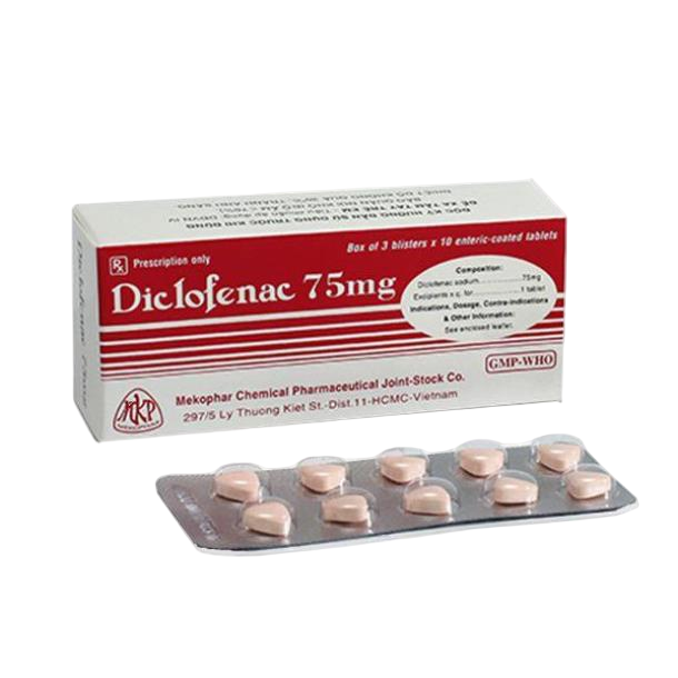 Diclofenac 75mg Mekophar (h/30v)