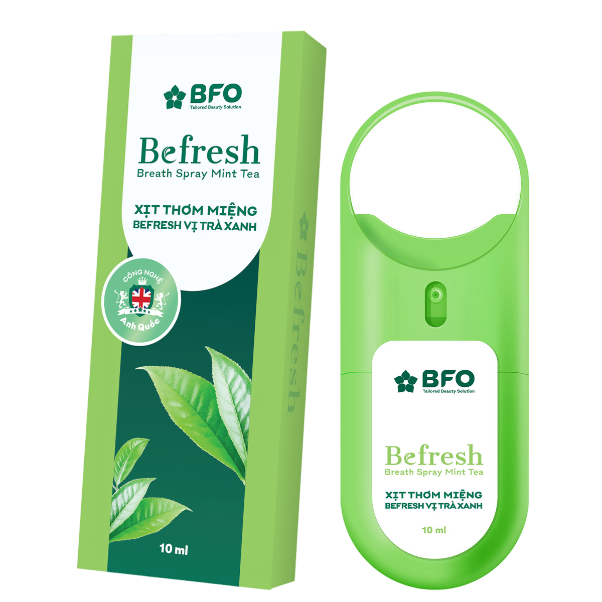 Xịt thơm miệng Befresh Tami trà xanh BFO (Chai 10ml) - Giá Tốt, Chính ...