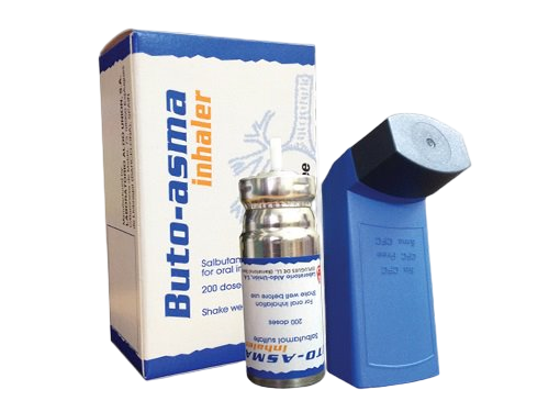 Buto Asma Inhaler Salbutamol 100mcg Aldo Union (c/10ml)