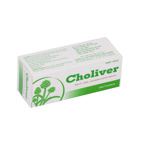 Viên uống hỗ trợ gan mật Choliver Hậu Giang (Chai 100 viên) - Giá Tốt ...