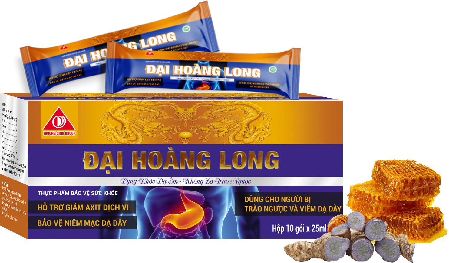 Bảo vệ niêm mạc dạ dày đại hoàng long trường sinh (h/10g/25ml)