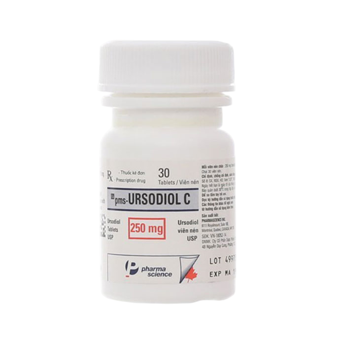 Thuốc giải độc gan Pms - Ursodiol C (Chai 30 viên)