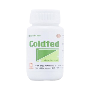 Thuốc cảm cúm Coldfed (Chai 80 viên) - Giá Tốt, Chính Hãng | Circa