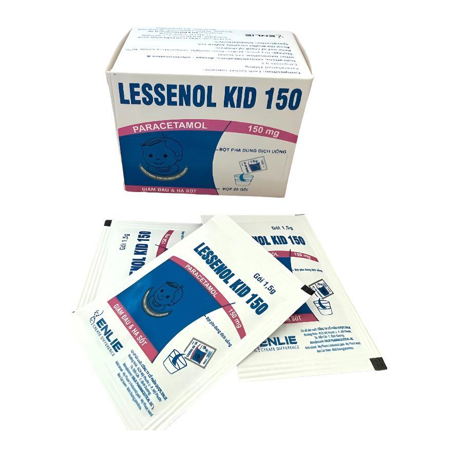 Lessenol kid 150 Paracetamol 150mg enlie (h/20g/1.5gr)