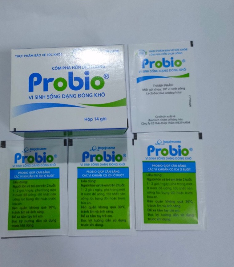 Men hỗ trợ tiêu hóa Probio Imexpharm (Hộp 14 gói) - Giá Tốt, Chính Hãng ...