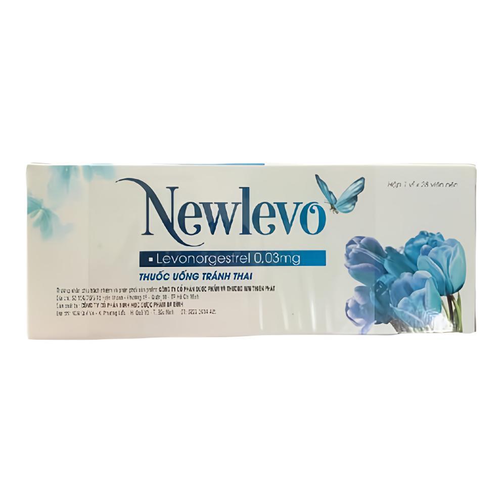 Ngừa thai newlevo xanh ba đình pharma (h/28v)-1