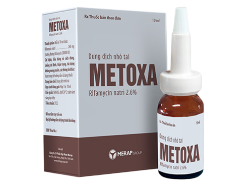 Thuốc nhỏ tai điều trị viêm tai Metoxa (Chai 10ml)