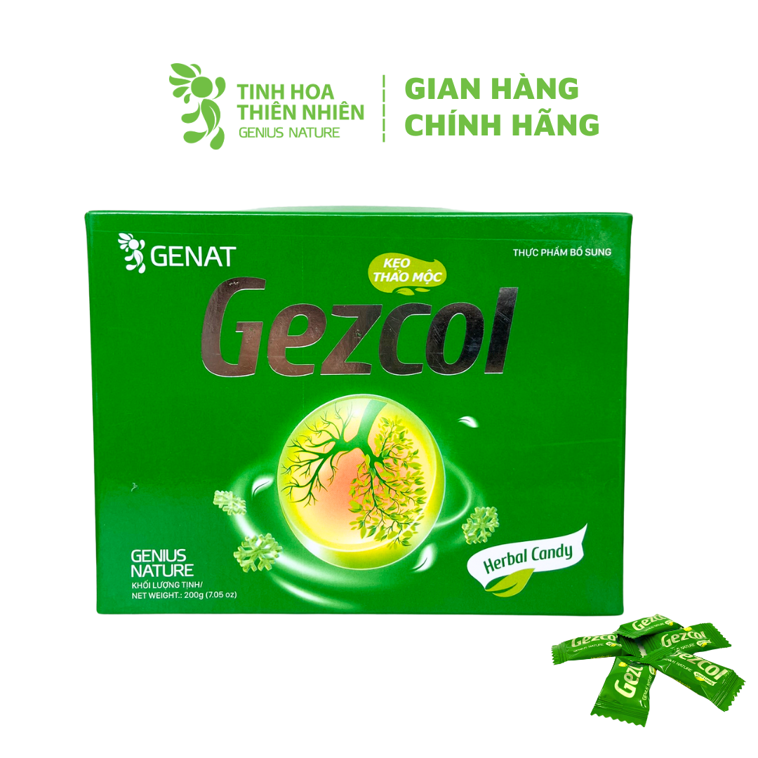 Kẹo thảo mộc Gezcol Tinh Hoa Thiên Nhiên (H/200gr)