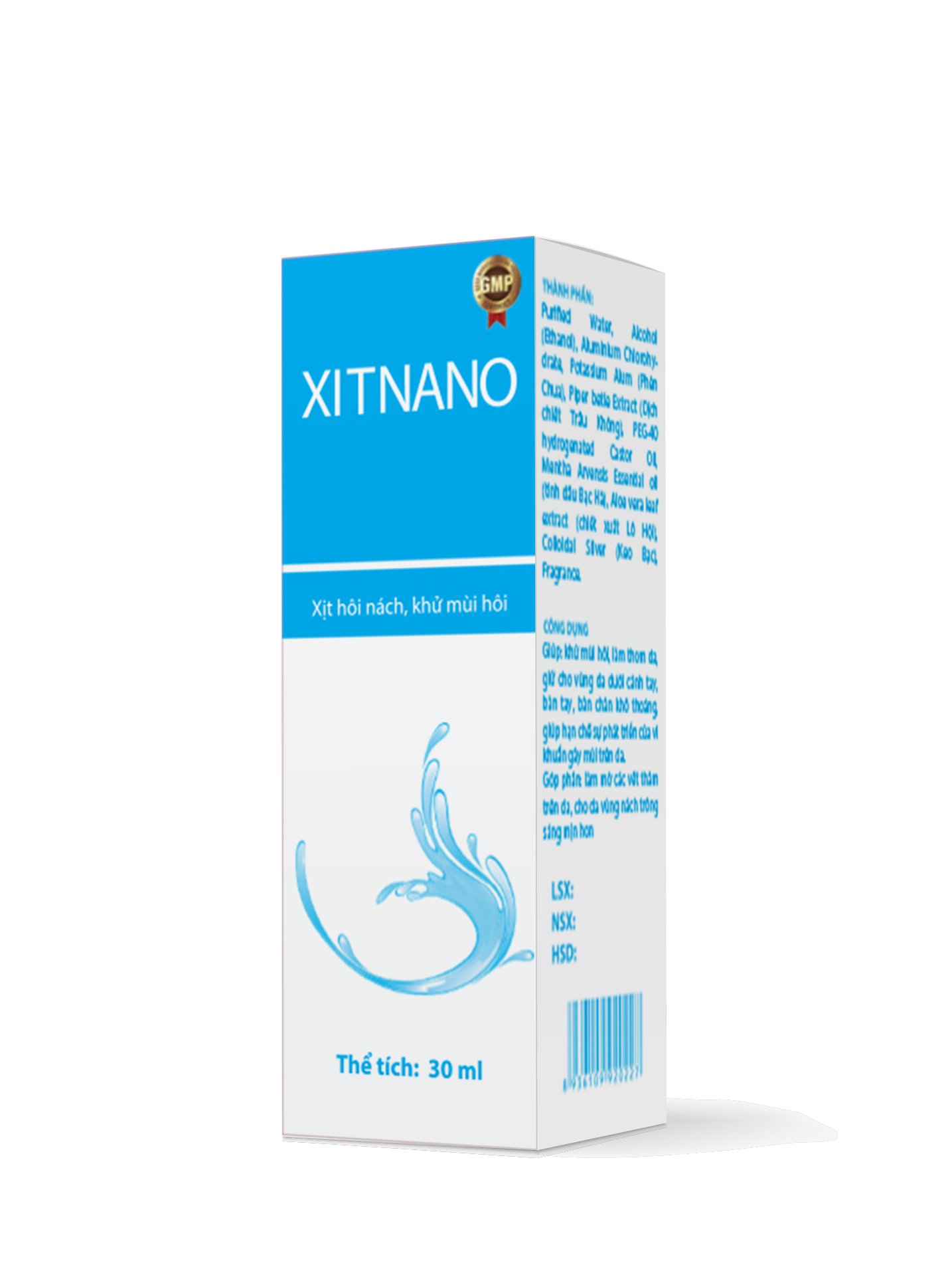 Xịt Hôi Nách, Hôi Chân, Khử Mùi Hôi Xitnano Mtphaco (C/30ml) (Mẫu ngẫu nhiên)-2