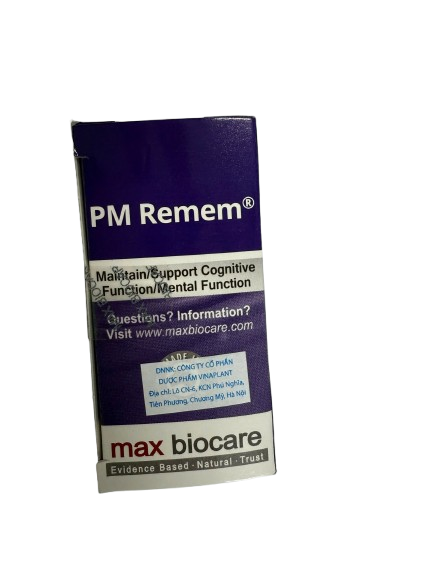 Thuốc điều trị suy giảm trí nhớ PM Remem (Hộp 60 viên) - Giá Tốt, Chính ...