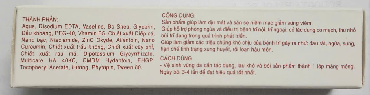 Gel bôi trĩ Protoloc Gel (Tuýp 20 gram) - Giá Tốt, Chính Hãng | Circa