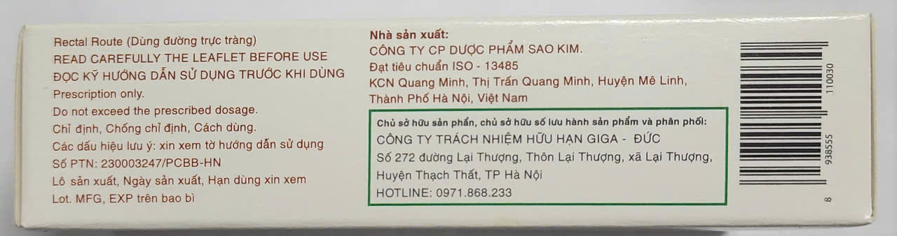 Gel bôi trĩ Protoloc Gel (Tuýp 20 gram) - Giá Tốt, Chính Hãng | Circa