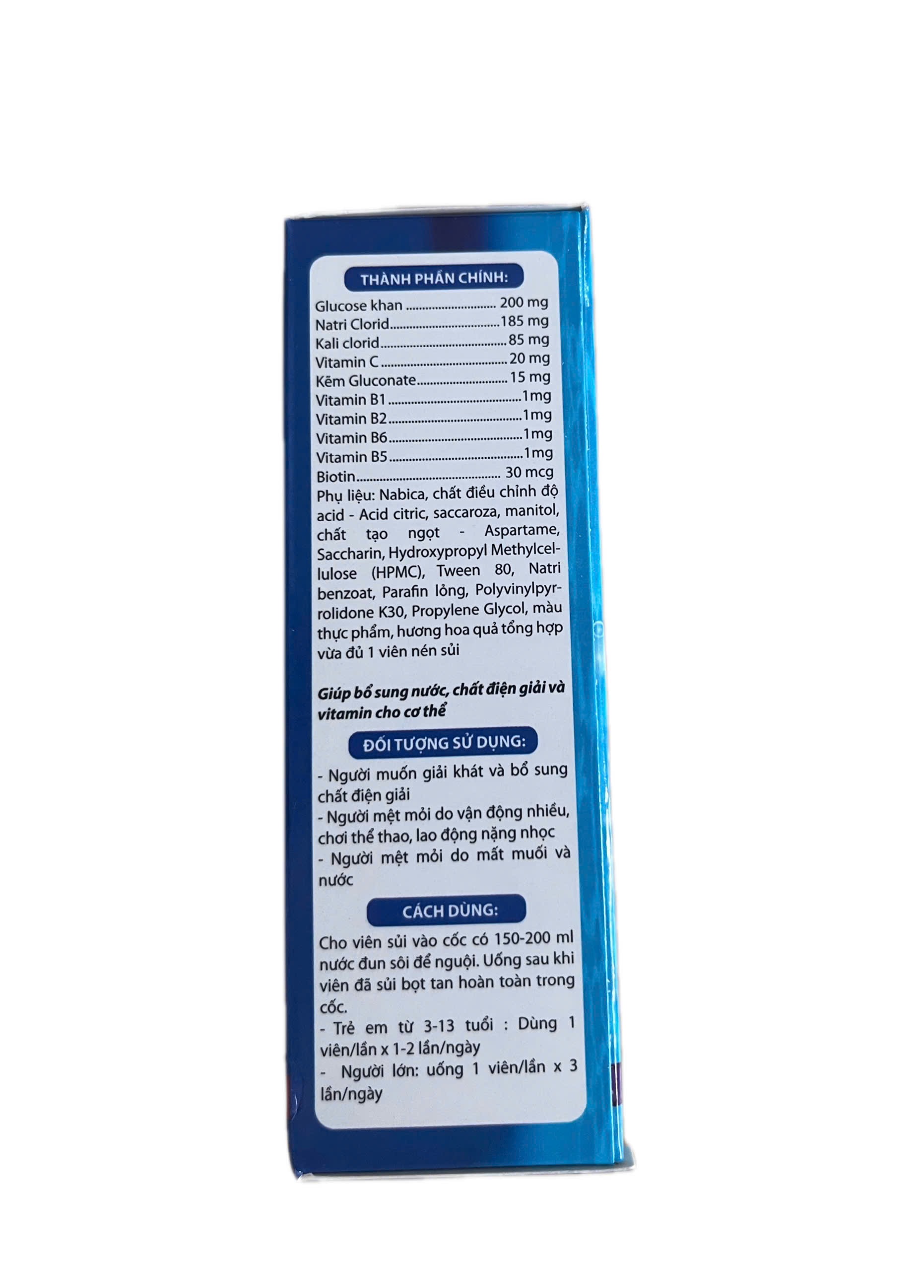 Viên sủi Neosol Plus (Tuýp 10 viên) - Giá Tốt, Chính Hãng | Circa