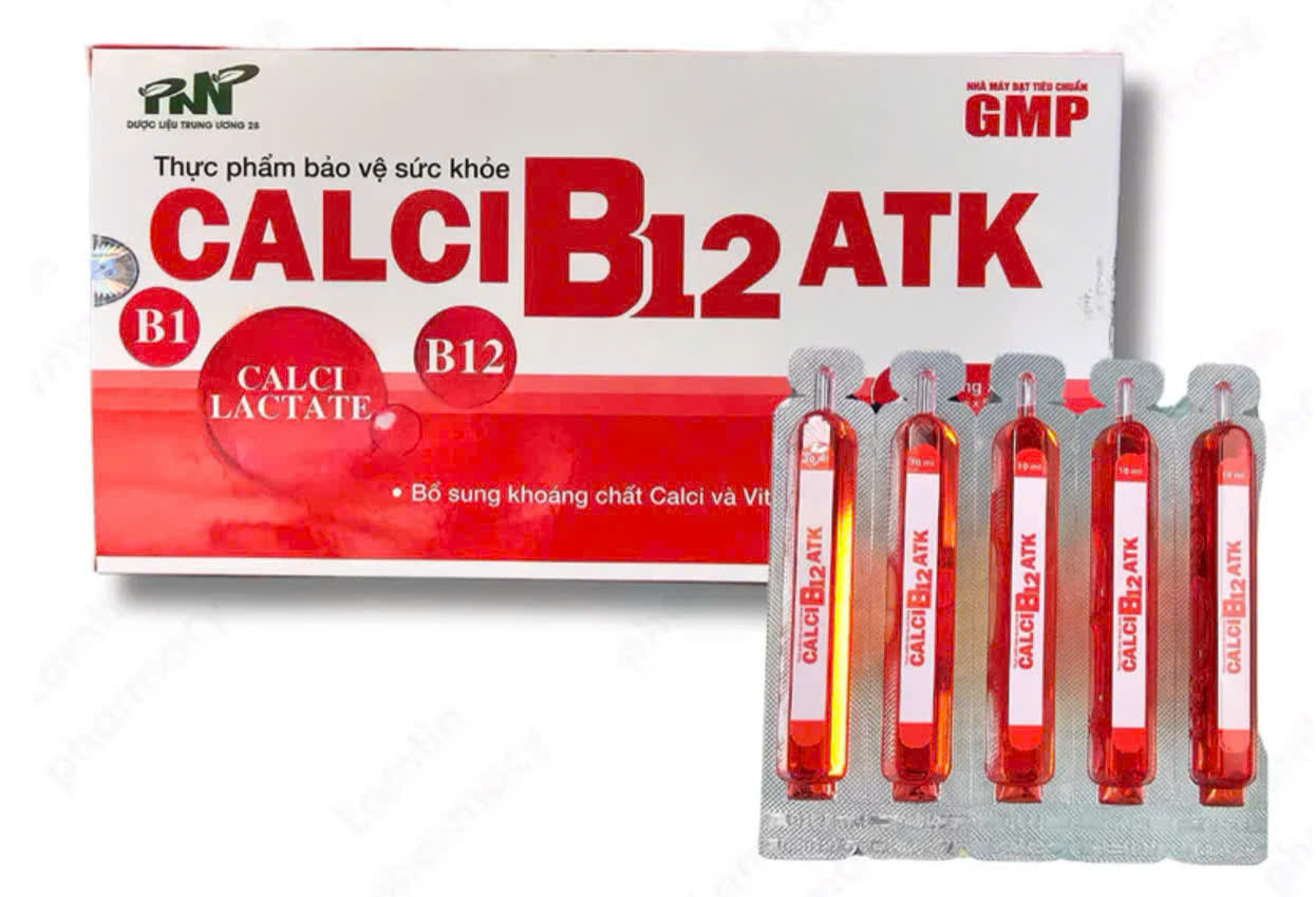 Bổ sung khoáng chất Calci B12 ATK TW 28