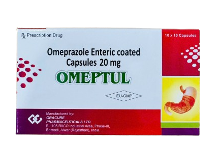 Omeptul Omeprazol 20mg Gracure