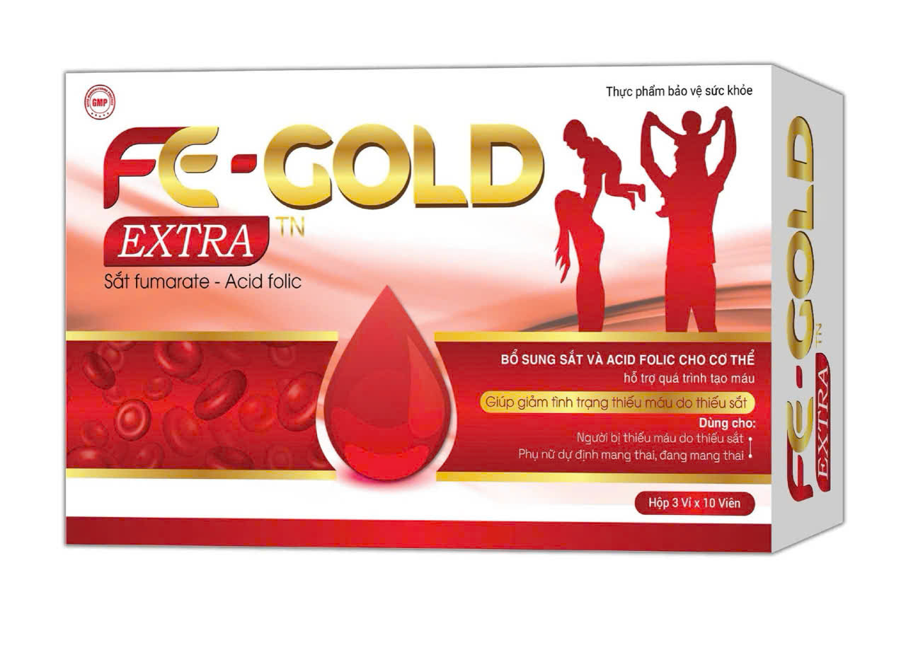 Viên uống bổ máu Fe Gold Extra TN (Hộp 30 viên) - Giá Tốt, Chính Hãng ...