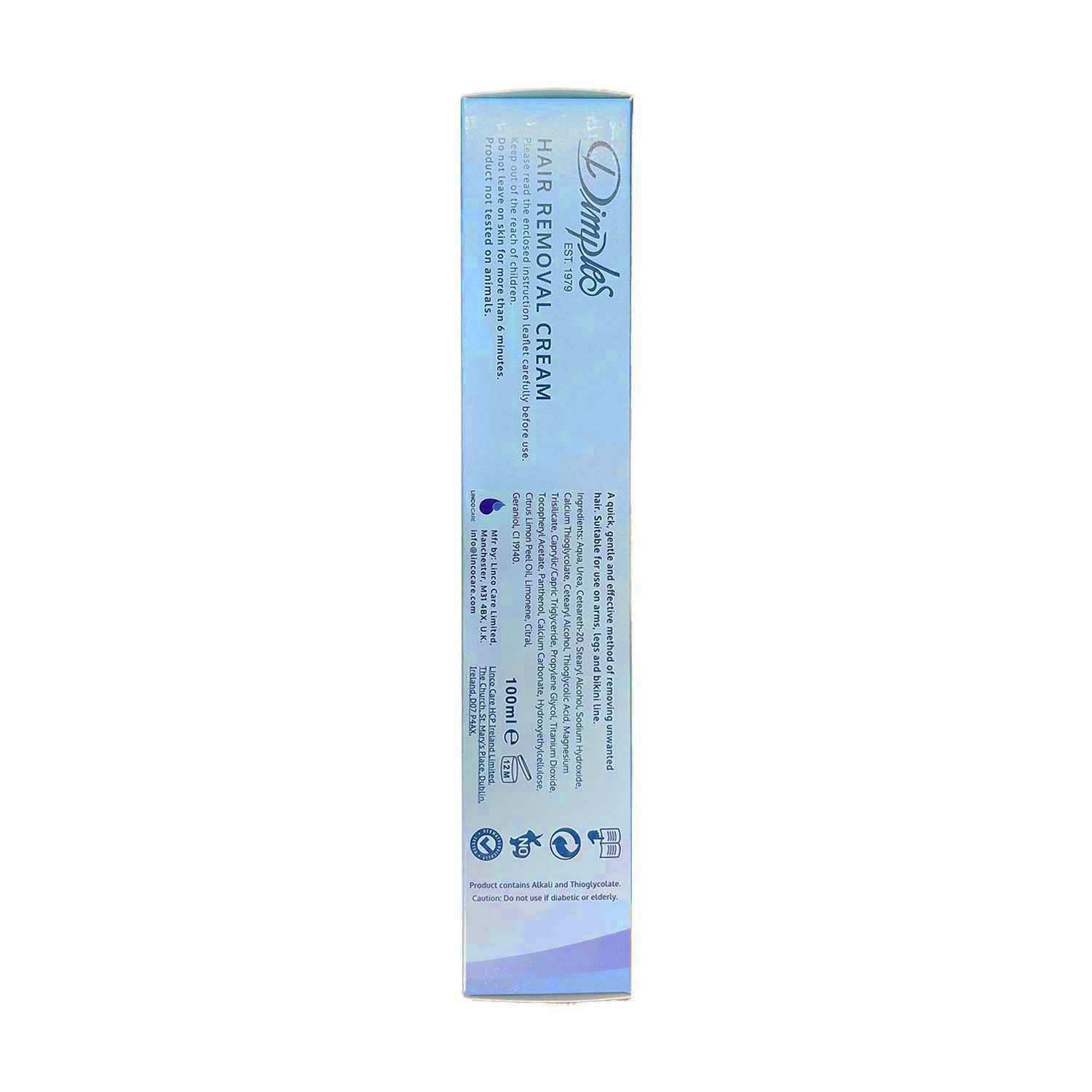 Kem tẩy lông Dimples hương chanh (Tuýp 100ml) - Giá Tốt, Chính Hãng | Circa