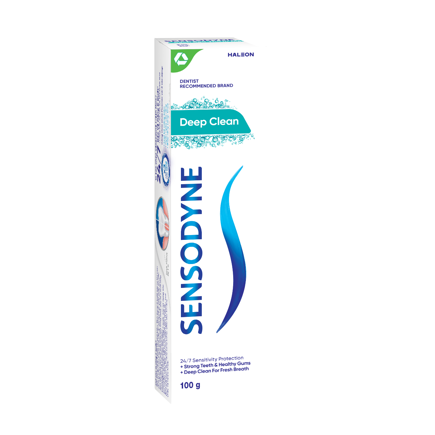 Kem đánh răng Sensodyne Deep Clean (Tuýp 100 gram) - Giá Tốt, Chính ...