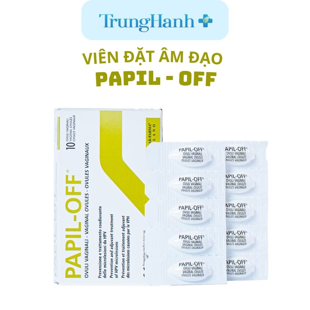 Viên đặt âm đạo Papil Off (Hộp 10 viên) - Giá Tốt, Chính Hãng | Circa