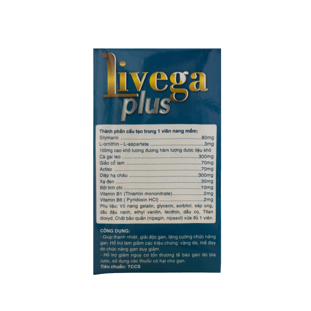 Viên uống Giải Độc Gan Livega Plus New (Hộp 60 viên) - Giá Tốt, Chính ...