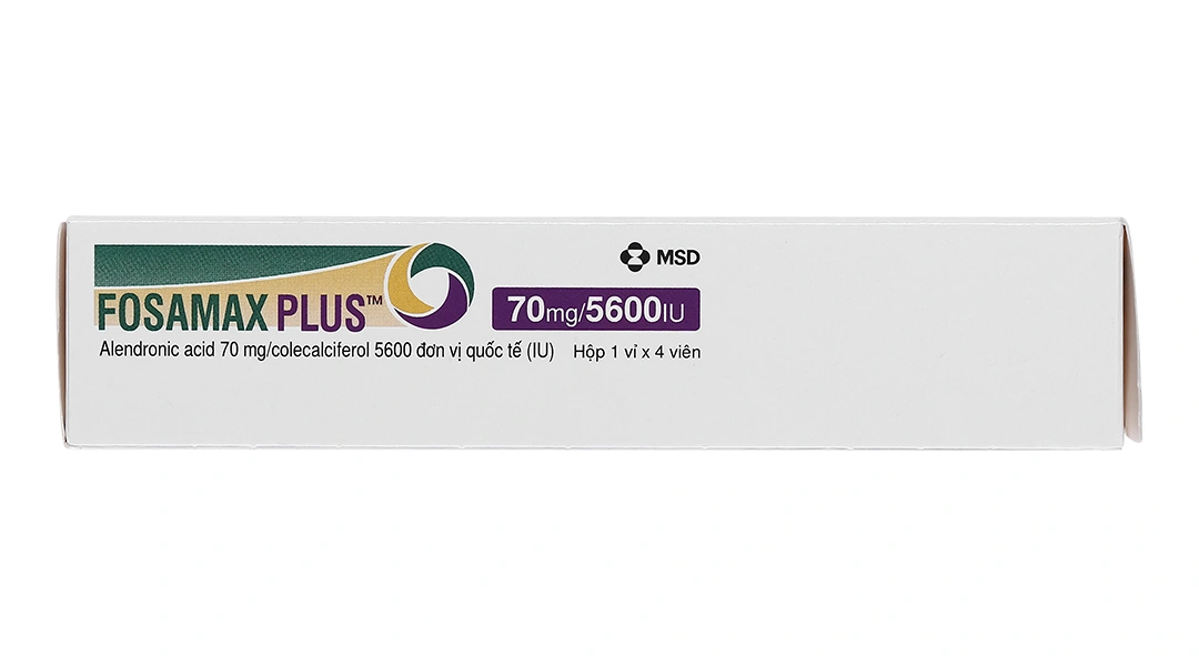 Thuốc điều trị loãng xương Fosamax 70/5600 (Hộp 4 viên) - Giá Tốt ...